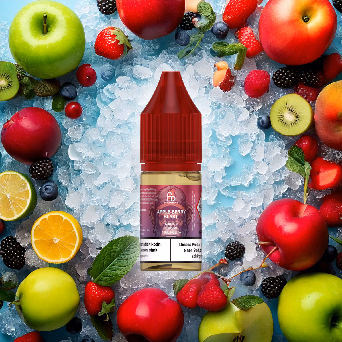 RandM - Tornado - Nikotinsalz-Liquid - 10ml - Apple Berry Blast