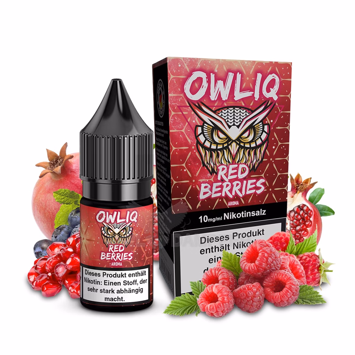 OWL - Owliq - 10ml - Red Berries | Nikotinsalz-Stärke : 10mg OWL - Owliq - 10ml - Red Berries | Nikotinsalz-Stärke : 10mg