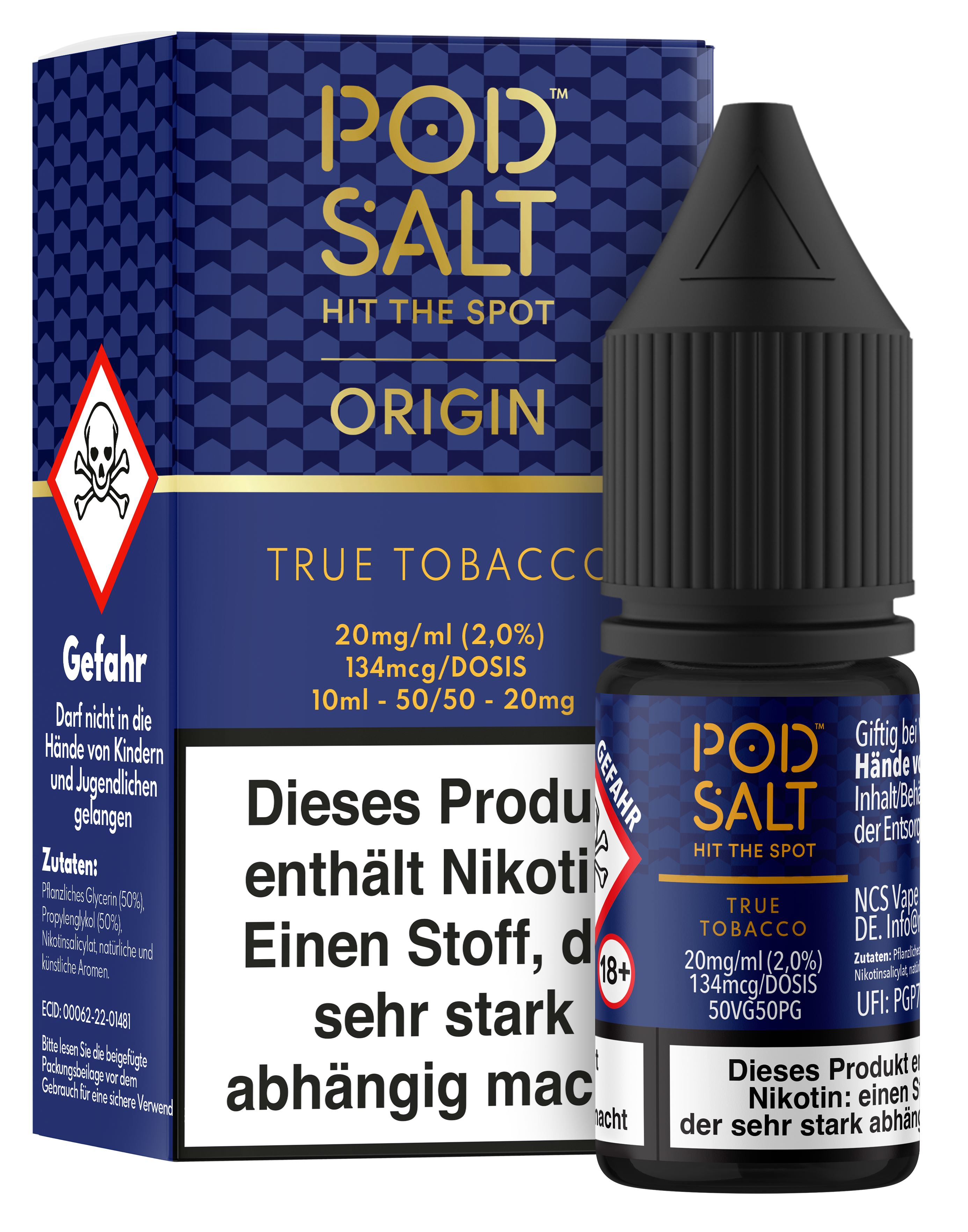 Pod Salt Origin True Tobacco