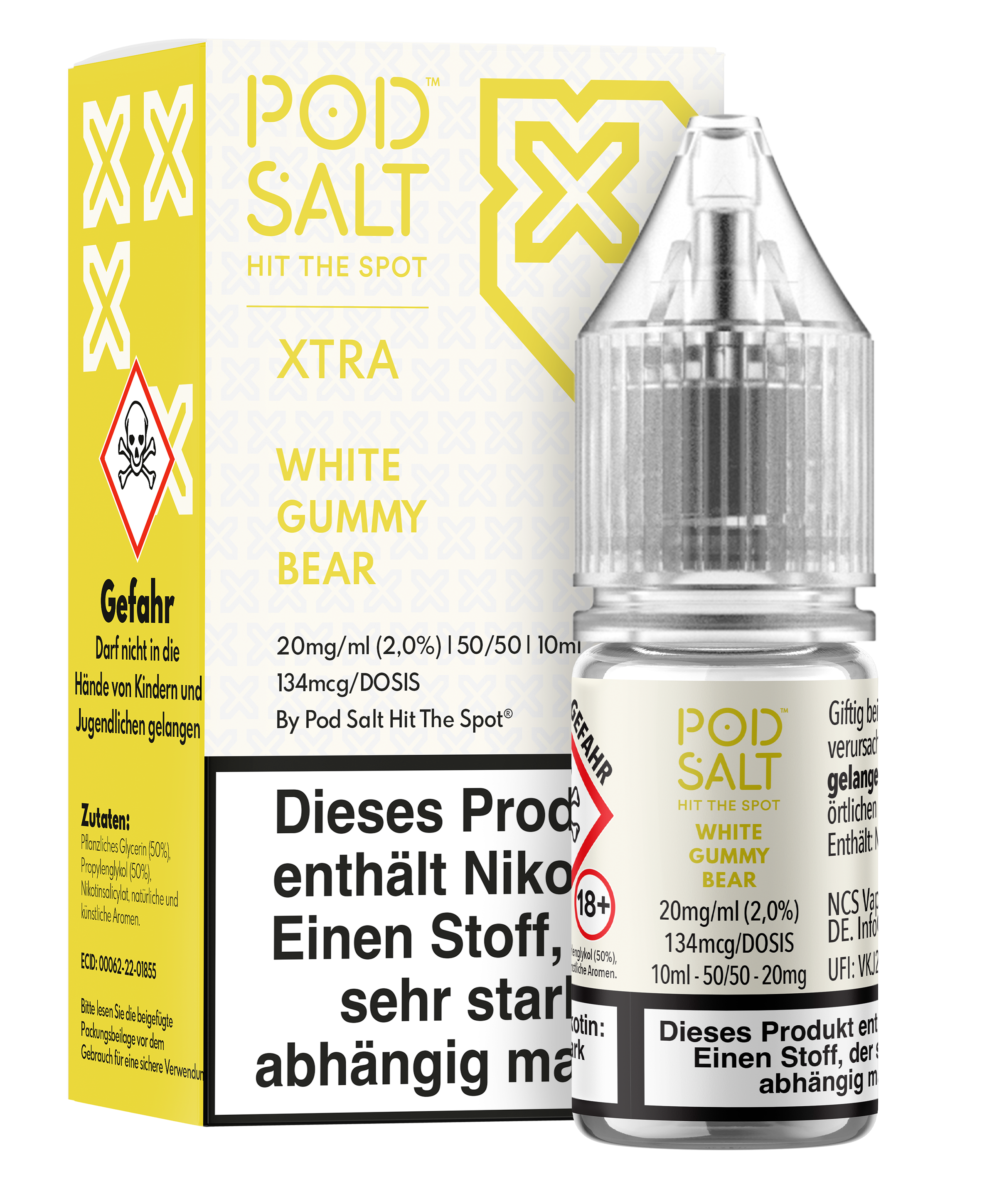 Pod Salt XTRA White Gummy Bear
