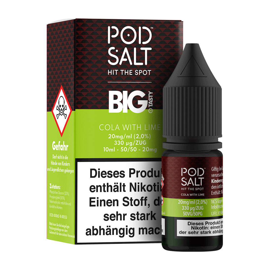 Pod Salt Fusion Cola with Lime