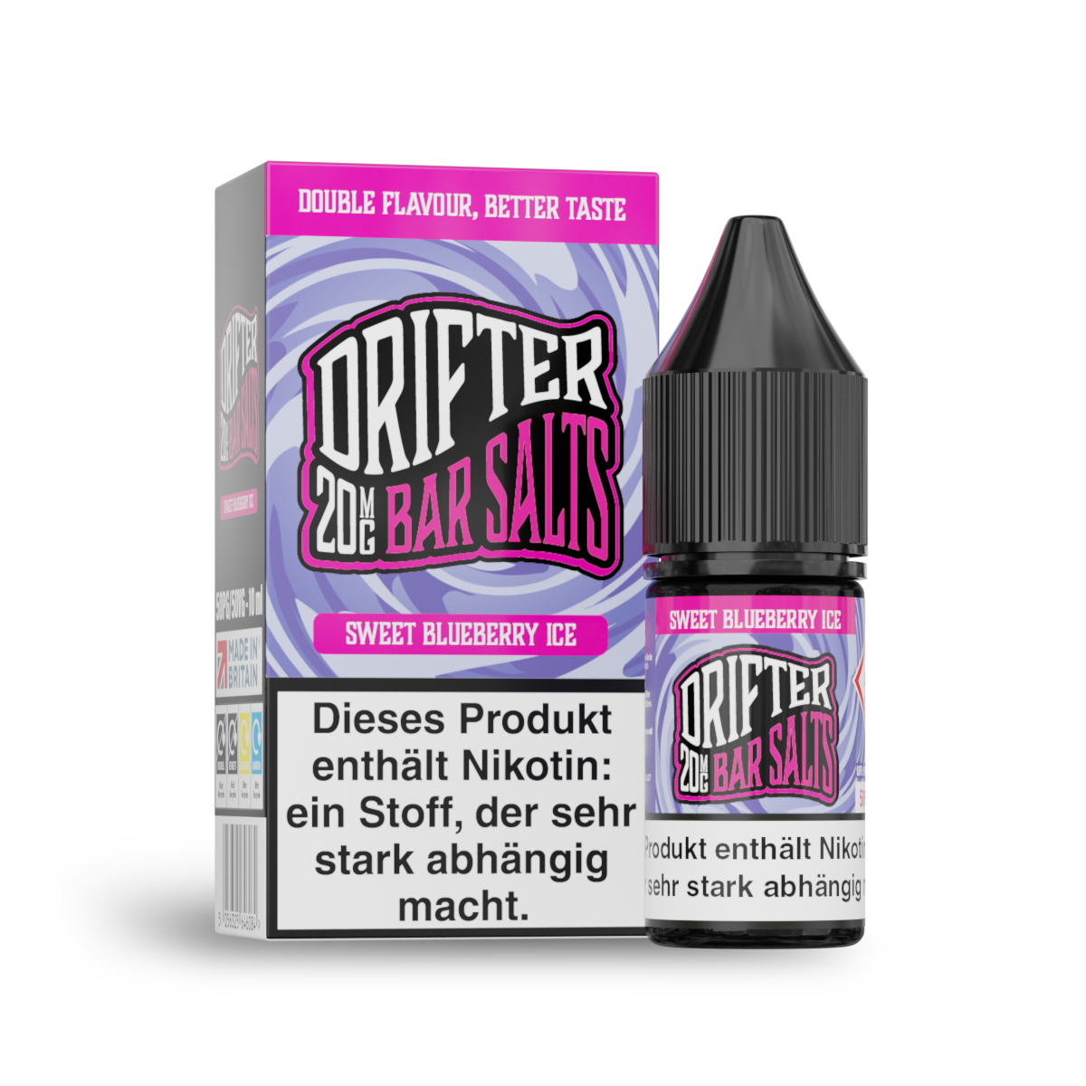 Drifter Nikotinsalz Liquid Sweet Blueberry Ice