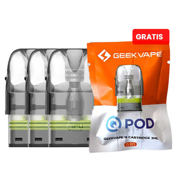 GeekVape Q Pod Tank Verdampfer 3+1 Promotion