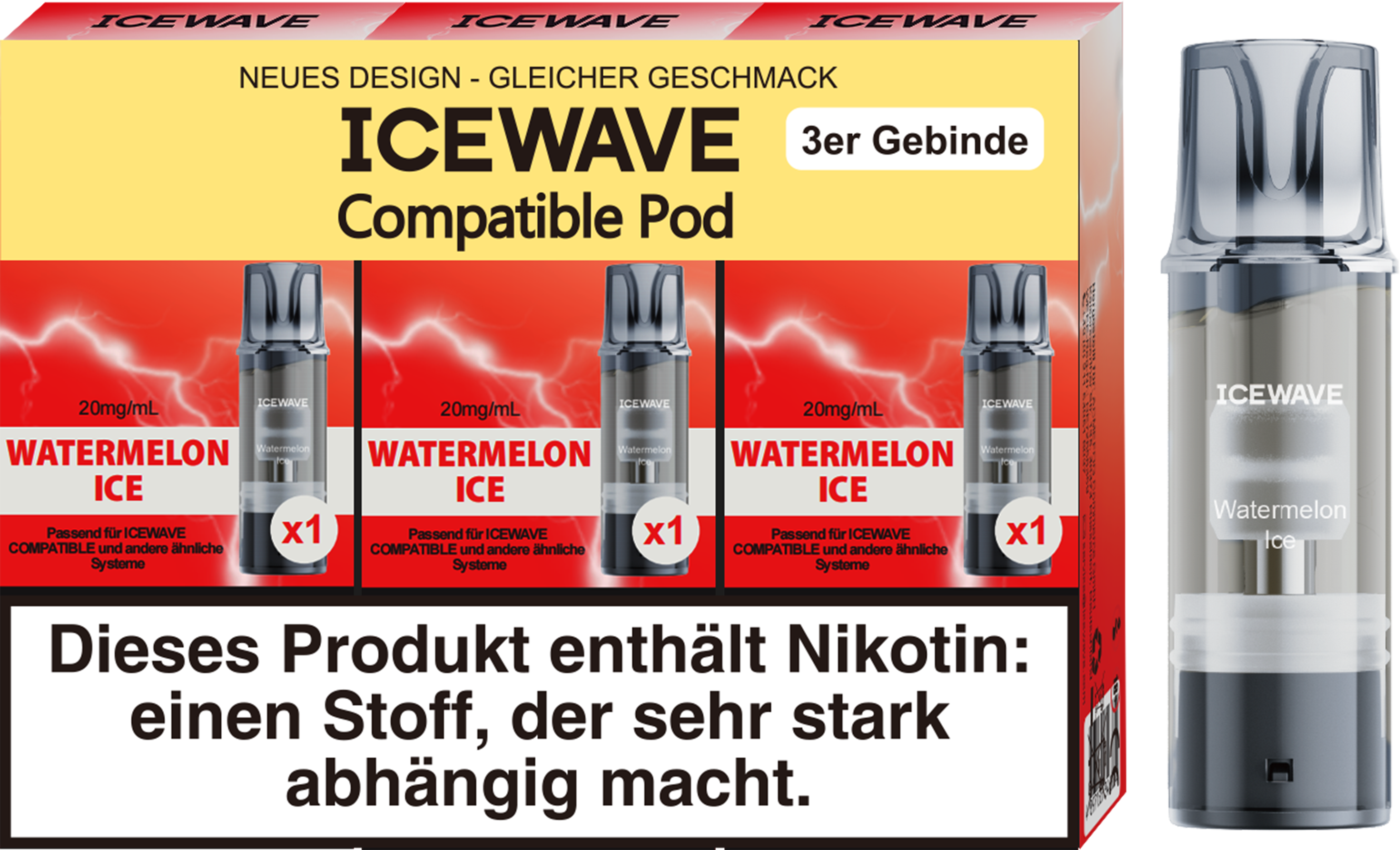 ICEWAVE Watermelon Ice Pods