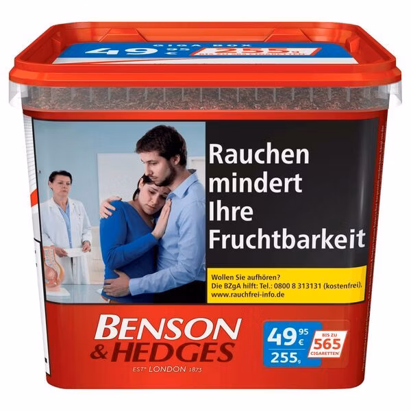 Benson & Hedges - Drehtabak - Red - 235g - Giga Box