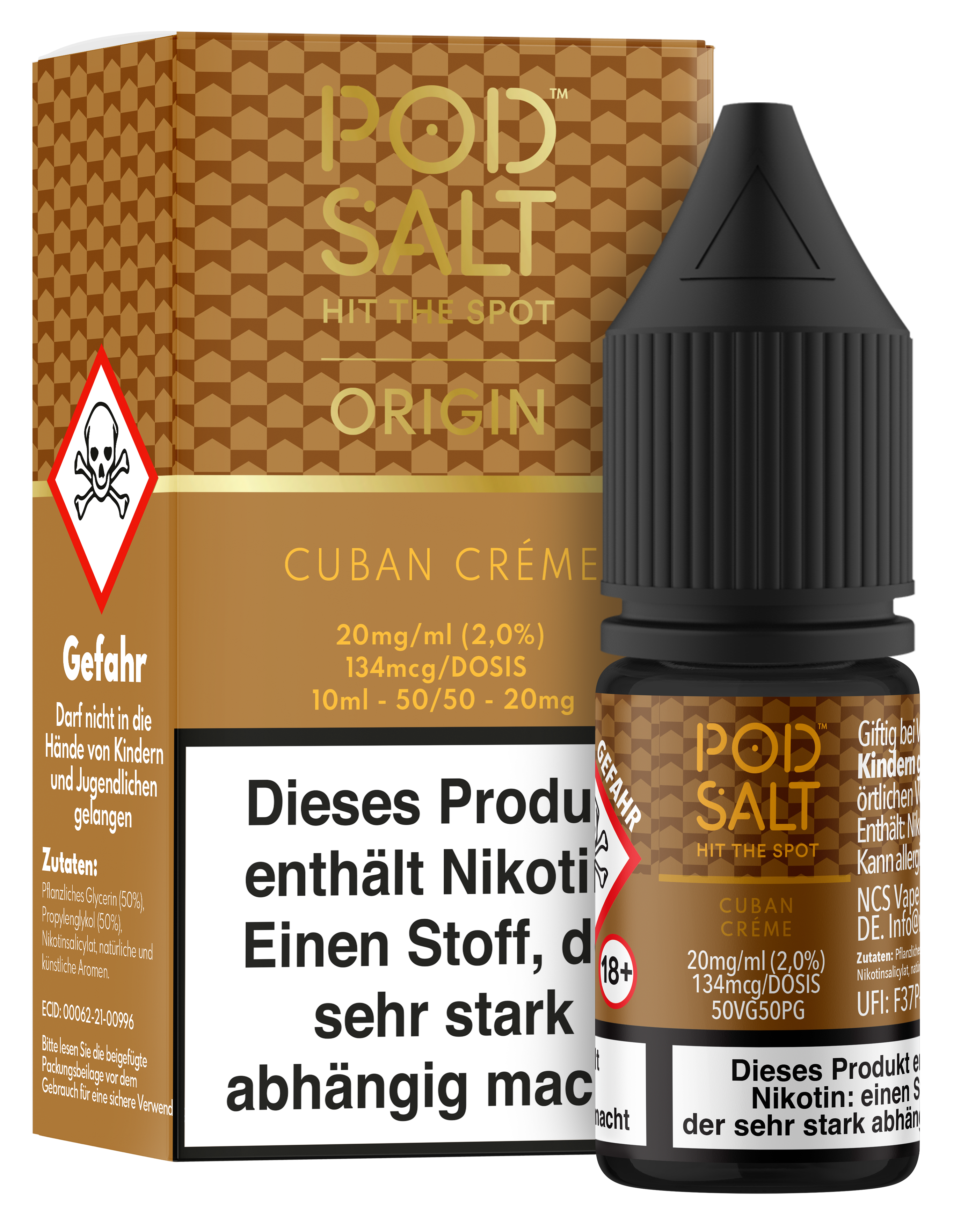 Pod Salt Origin Cuban Creme