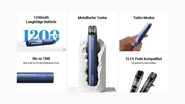 Elfbar Elfa Turbo Beschreibung